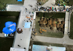 GALLERY: Pumpkin Drop event at the WVU Engineering Building